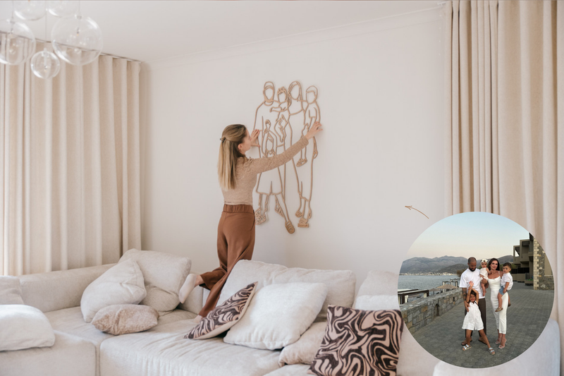 Extra Large — houten lijnportret, foto 4