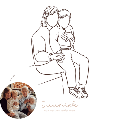 Digitale lijntekening