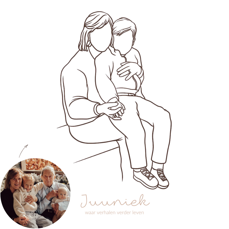 Digitale lijntekening, voorbeeld 5